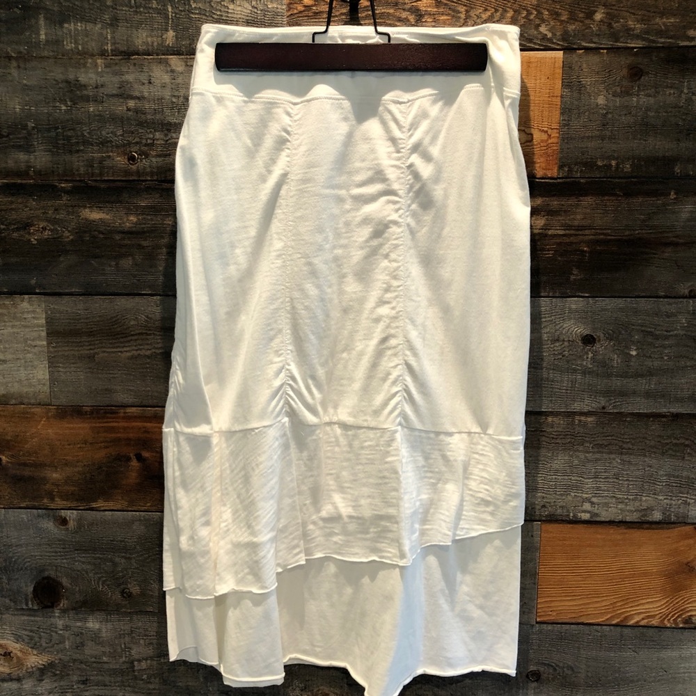 Neon Buddha White Skirt
